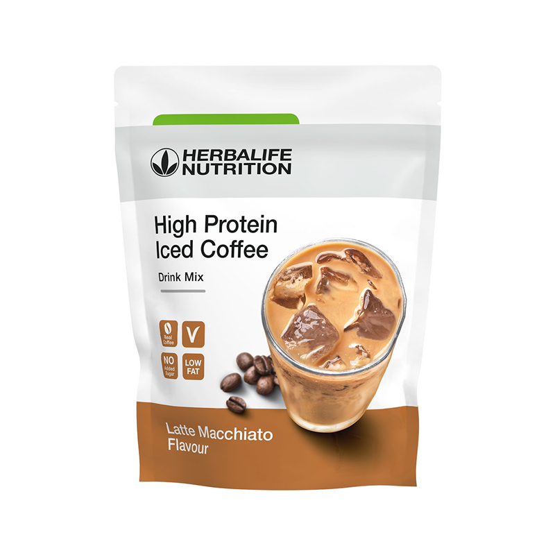 High Protein Iced Coffee - gusto Latte macchiato