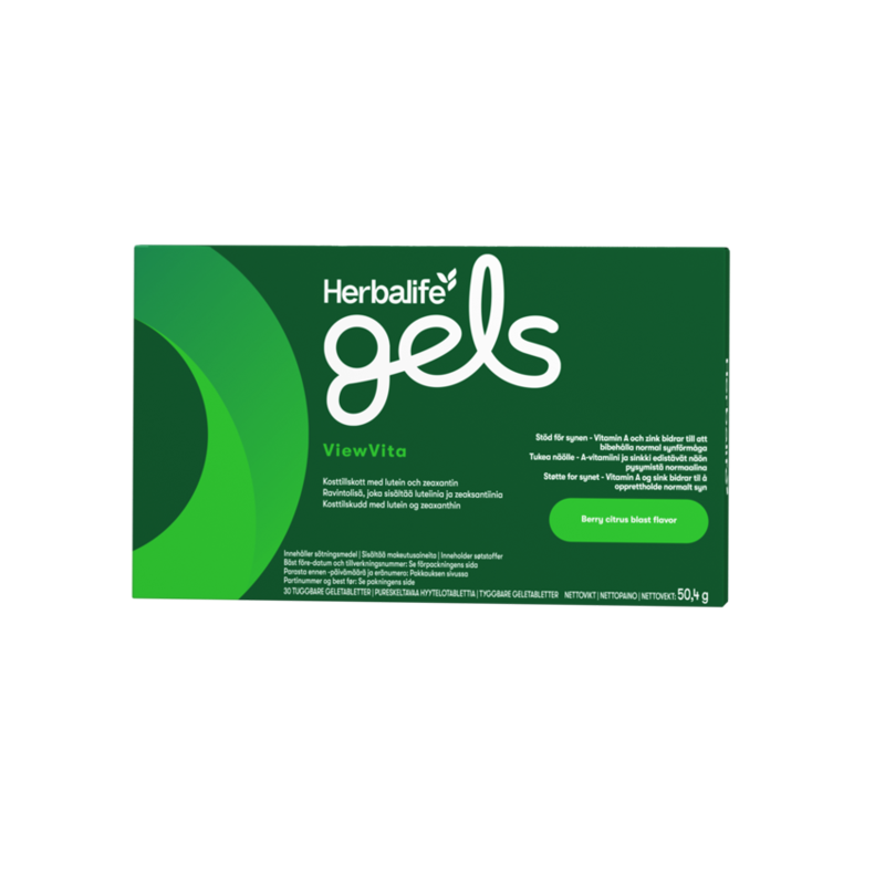 Herbalife Gels ViewVita - Integratore alimentare con Luteina e Zeaxantina (30 gelatine masticabili)