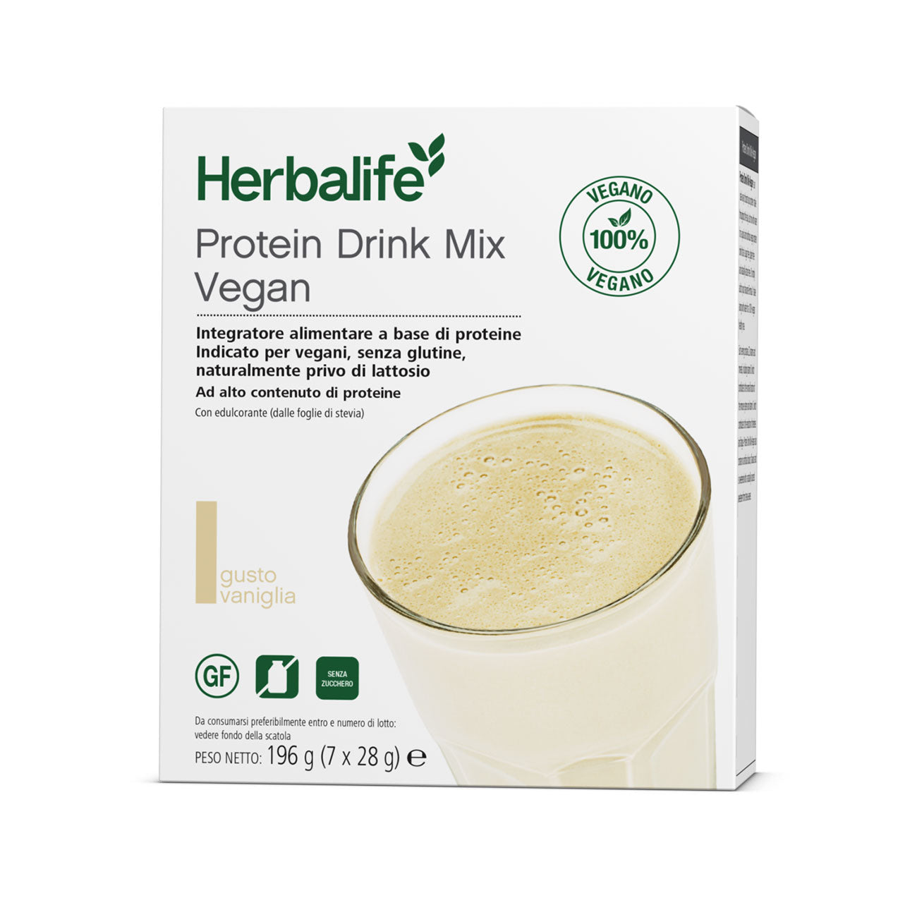 Protein Drink Mix Vegan - gusto Vaniglia (1 conf. da 7 bustine)