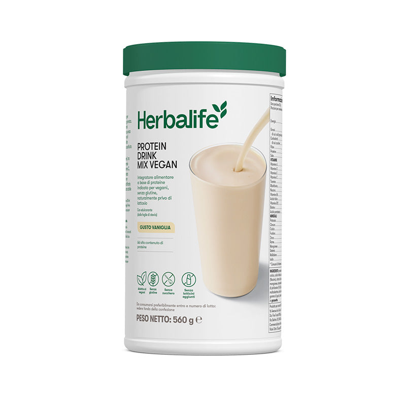 Protein Drink Mix Vegan - gusto Vaniglia (20 porzioni)