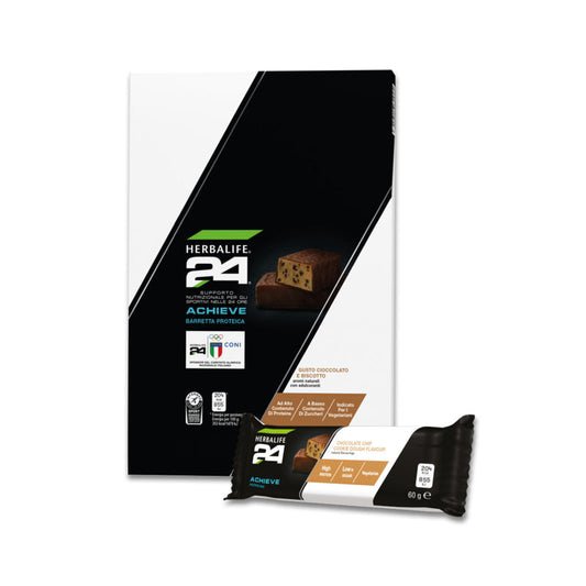 H24 Barretta proteica - gusto Cioccolato e Biscotto