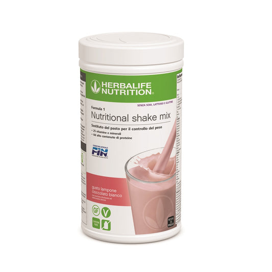 Formula 1 Free (senza glutine, lattosio e soia) - gusto Lampone e Cioccolato bianco